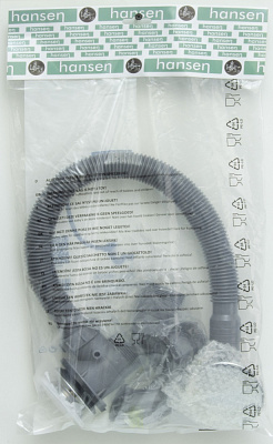 Пластиковая обвязка (автомат) для ванны (ХРОМ)  HANSEN  (50/1шт)