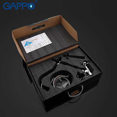 Смеситель для кухни со встроенным фильтром (краном) под питьевую воду Gappo G4398-2