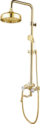 Душевая система Ganzer GZ09062E золото