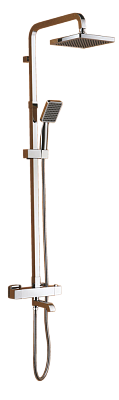 25071 Душевая система с термостатом (квадрат) GANZER (4/1шт)