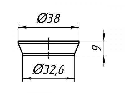 АНИ  M032  Прокладка коническая Ф-32мм (в упак. 30шт)