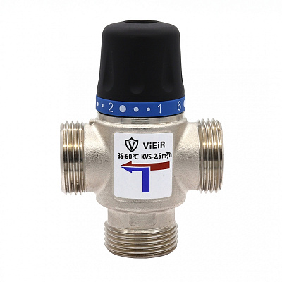 Термостатический смес. клапан 1" (35-60°) ViEiR (36/1шт)