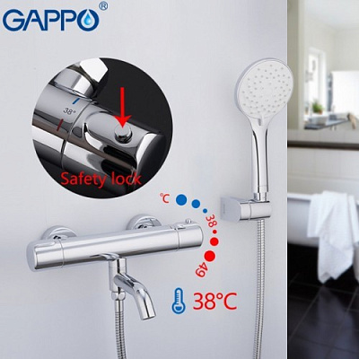 Термостатический смеситель Gappo G3290