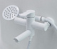 Смеситель для ванны из нержавеющей стали (БЕЛЫЙ) HANSEN 30032-F  (10/1шт)