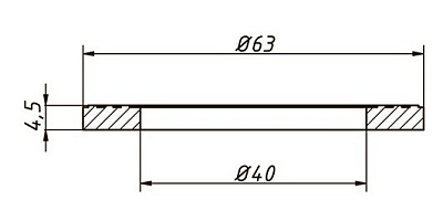 Прокладка горловины Ф32  (в упак. 20шт)  ОРИО (50/1уп)