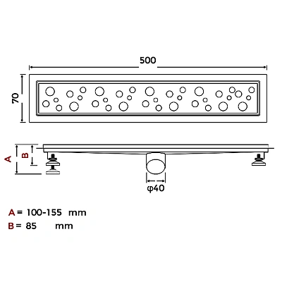 Душевой трап Gappo G85007-2